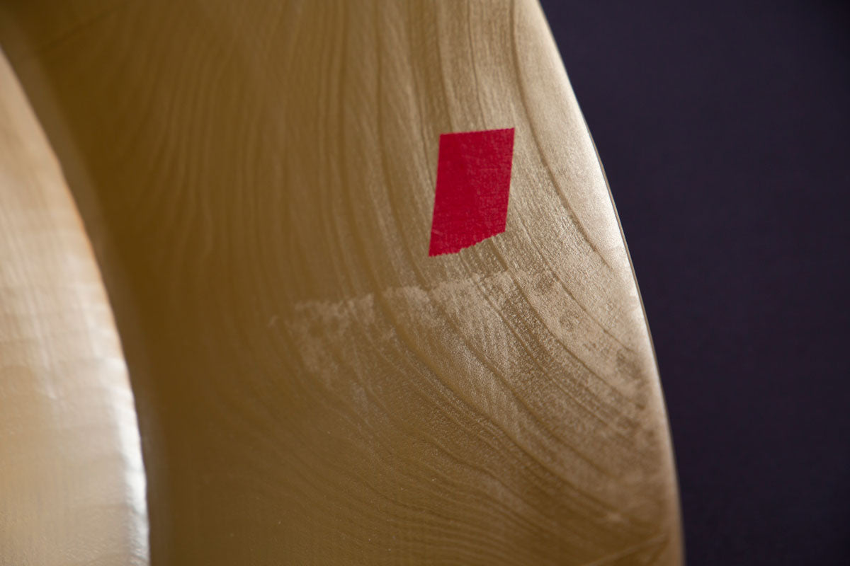 Grain Drum 14 | White + Brass - Only one available