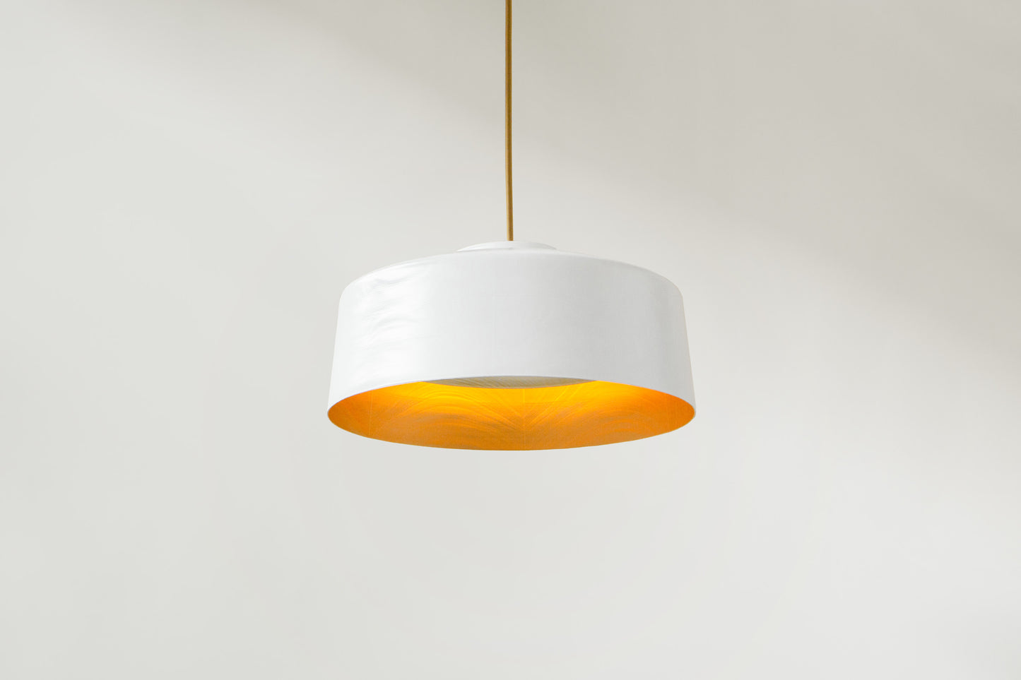 Grain Drum 14 | White + Brass - Only one available