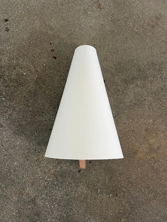 Hood Sconce | White Oak + Black Wall Plate